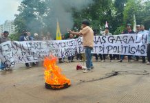 Unjuk Rasa Mahasiswa Kembali digelar di Depan Baznas