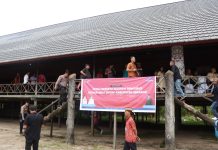 Pengamanan Pelantikan pengurus DAD Kabupaten Sekadau periode 2022-2027