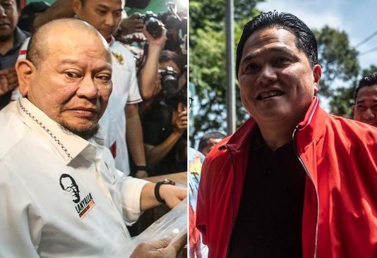 Dua Sosok Tenar dalam Pemilihan Calon Ketum PSSI : Erick Thohir dan La Nyalla