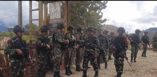 Asops Kasad Pimpin Tim Dalwasops Mabesad Kunjungi Pos Napua Satgas Yonif Raider 321/GT di Jayawijaya Papua