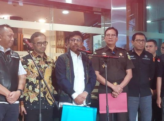 Pemeriksaan Johnny G Plate mengenai Kasus BTS 4G di Kejagung hari ini Berlangsung selama 9 Jam