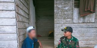 Berkat Kepercayaan, Warga Perbatasan Serahkan Senpi Rakitan Kepada Satgas Pamtas Yonif 645/GTY