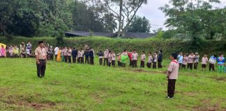Yonif Raider 300 Berikan Pelatihan Kedisiplinan Anak-anak SD Al-Azhar