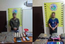 Tim Gabungan Polda Kalbar, BNN dan Bea Cukai Kalbar Berhasil Gagalkan Penyelundupan 9,19 Kilogram Ganja Siap Edar di Kalbar.