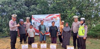 Kapolres Bintan Berikan 1200 Paket Bahan Pokok Penting (Bapokting) Selama Bulan Suci Ramadhan
