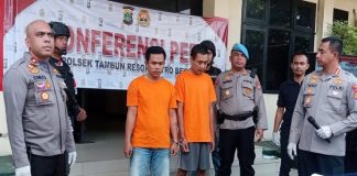 Polisi Berhasil membekuk 2 Pencuri Spesialis Rumah Kosong