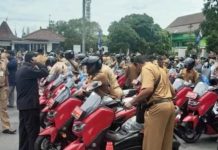 Habiskan 9 Miliar untuk Pemberian motor Dinas Kepada Seluruh Kepala Desa di Wonogiri
