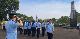 Peringati Hari Bhakti Pemasyarakatan Ke 59 Lapas Cikarang Lakukan Apel Tabur Bunga Di TMP Kota Bekasi