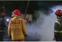 Bengkel Tambal Ban Hangus Dilahap si Jago Merah di Cikarang