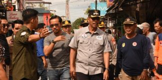 Pemerintah Barut Hadir Disaat DAS Barito meluap melihat Langsung ke Lokasi