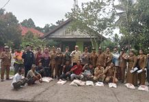 Bupati Barito Utara, Bantu 100 Ton Beras. Paska Banjir di wilayah Barito Utara.