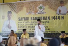 Maman Beri Semangat Kader Golkar di Acara Safari Ramadan 1444 H.