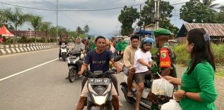 Isi Bulan Suci Ramadhan Dengan Kegiatan Ibadah, Kodim 1710/Mimika Melalui Koramil Jajaran Terus Bagikan Takjil Gratis Kepada Masyarakat