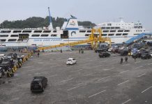 Data Pemudik melalui Pelabuhan Merak dan Bakauheni selama 1 minggu