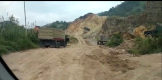 Pemerintah Kabupaten Cianjur Tutup Mata. Galian C Ilegal di Kampung Kokot berjalan Mulus