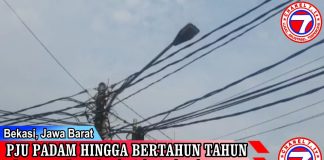 Perumnas Rawa Lumbu telantarkan lampu PJU di Rawa Lumbu sampai puluhan tahun