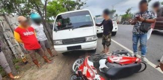 Kecelakaan Maut Motor dan Mobil Pick up, Pengendara Motor meninggal ditempat