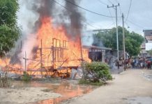 Masyarakat Muara Lahei minta Pemerintah Kabupaten Barito Utara bisa Memberikan alat pemadam kebakaran.
