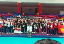 TIMNAS VOLI PUTRA INDONESIA RAIH HATTRICK MEDALI EMAS SEA GAMES