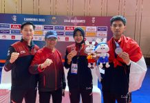 Indonesia Gagal Capai Target Medali Emas di Cabang Taekwondo SEA Games Kamboja.