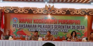 Kepala dinas DPMD MURA Buka Rakor Persiapan Pilkades di 35 Desa