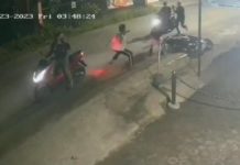 Aksi Komplotan Begal Terekam CCTV , 1 Motor Korban digondol