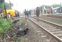 Seorang Pemotor Tewas Tersambar Kereta di Tambun Selatan