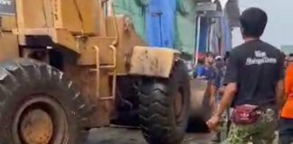 Kondisi Terkini, Seorang Kuli Panggul Pasar Induk Cibitung Terlindas Buldoser