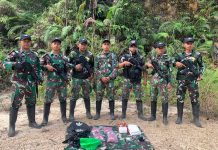 Satgas Pamtas Yonarmed 16/TK Berhasil Gagalkan Penyelundupan Narkoba Berjenis Sabu dan Ekstasi di Perbatasan RI-Malaysia