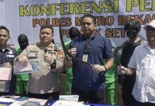 Unit Reskrim Polsek Setu Berhasil Bekuk Pelaku Begal Sadis