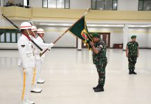 Kodam I/BB Gelar Sertijab 3 PJU serta Tradisi Korps Kasiren Korem 032/Wbr dan Dandim 0315/TP