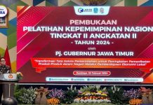 Pemda Barito Utara Ikuti Pembukaan Pelatihan Kepemimpinan Nasuonal Tingkat II Angkatan II 2024