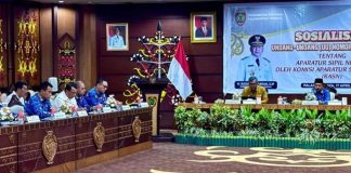Wujudkan ASN yang kompeten dan profesional, PJ Sekda Barito Utara Hadiri Sosialisasi UU No. 20 Tahun 2023
