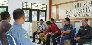 Koordinasi dan Pemantapan Langsung Unit Kerja Kantor Imigrasi Barito Utara Setelah Renovasi
