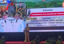 Pj Bupati Murung Raya Hadiri Pertemuan Akbar Lintas Sektor Provinsi Kalimantan Tengah 2024