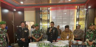 Kunjungan Peringatan HUT Bhayangkara ke-78 di Mako Polsek Teweh Tengah Berlangsung Lancar