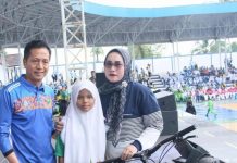 Pemkab Barito Utara Gelar Senam Masal dalam Memeriahkan HUT Barito Utara Ke-74