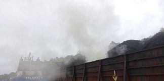 Terdampak Polusi kebakaran Batu Bara warga masyarakat Kelurahan Tumpung Laung
