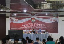 Polres Langkat Pengamanan Rapat Pleno Terbuka Rekapitulasi Dan Penetapan DPT Pilkada Serentak 2024 Kabupaten Langkat.