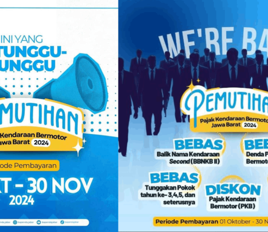 Pemutihan Pajak kendaraan bermotor Jawa Barat 2024 Hayooo… Segera Datang.