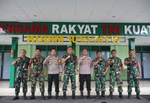 Kapolres Barito Utara gelar kunjungan silaturahmi ke Markas Kodim 1013/Muara Teweh