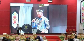 Pj. Bupati Barito Utara, Hadiri Serah Terima Jabatan Dan Lepas Sambut Serta Ramah Tamah Gubernur Kalteng