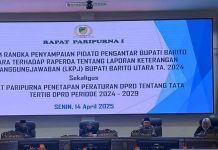 Sekda Drs. Jufriansyah & Ketua DPRD Barito Utara Hj. Mery Rukaini, Gelar Dua Agenda Penting dalam Rapat Paripurna