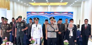 Pj. Bupati Barito Utara Ikuti Peringatan Hari Otonomi Daerah Ke-XXIX Secara Daring