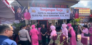 Sinergi Terjalin: Kapolda dan Bhayangkari Daerah Kalteng Disambut Pemkab Barito Utara