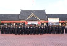 Polres Barito Utara menggelar upacara Peringati Hari Kesaktian Pancasila