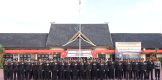 Polres Barito Utara menggelar upacara Peringati Hari Kesaktian Pancasila