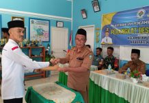 PELANTIKAN PERANGKAT DESA BATU LEPUK, BABINSA SERTU SATYA HADINATA HADIR PERKUAT SINERGITAS