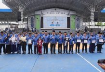Bupati Barut Soroti Tiga Permasalahan Krusial ASN pada Apel Gabungan di Arena Tiara Batara