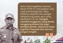 Bupati Barito Utara Tekankan Trilogi PUPR Saat Pimpin Apel Pagi, Sebut PUPR Sebagai Urat Nadi Pembangunan